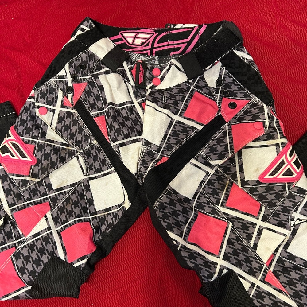 Fly racing dirtbike pants, size 24 juniors